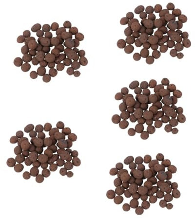 Toddmomy 5 Piezas 1 ceramsita del suelo decoración jardin decoración jardín maceteros plant pot suculento guijarros guisante plantas piedras rocas decorativas arcilla