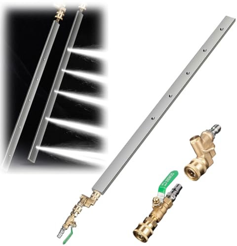 Portable Radiator Cleaning Wand,Radiator Water Cleaner Wands,Car Water Tank Cleaning Tool 60cm Rod + Air Pipe Quick Connector + Gasket,Radiator Pressure Washer Tool Fit for Household Cars,Trucks,RV