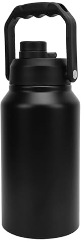 PUSOKEI Botella de Agua con Aislamiento de Acero Inoxidable de 3 L, Taza Térmica de Boca Ancha para Deportes, Gimnasio, Actividades Al Aire Libre, Botella de Viaje de Acero Inoxidable 316, Mantiene
