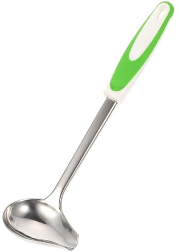 SEWACC Mestolo Piccolo in Acciaio Inox Beccuccio per Versare Salsa e Condimenti, Cucchiaio da Minestra Versatile per Cucina e Servizio Piatti, Adatto a Chef e Appassionati