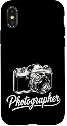 Vintage Analog SLR Camera Retro Photographer Film Case for iPhone X/XS