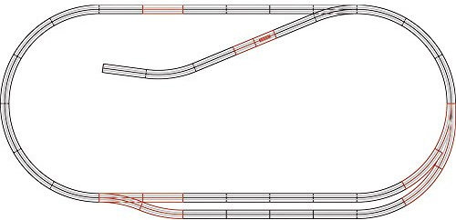 Roco 61102 Geoline Track Pack C