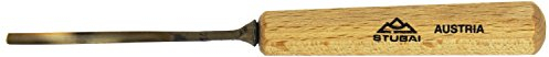 Stubai Stechbeil Form 14 + Heft scharostfrei geschliffen, SB Verpackung, 4 mm, 521404