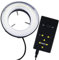 144 Makro-LED-Ringblitz und Ringlicht 4-Zone Ring Licht Mikroskop Kamera Foto Video 198mm Aussen 61mm Inner 20000Lux 6400K Foto Lampe Ring Leuchtstoff Blitzlicht Ringblitzleuchte