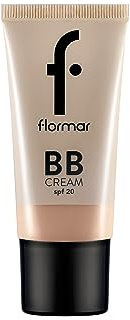 Flormar BB Crème avec SPF 20 pour un éclat naturel | Crème de jour teintée avec hydratant | Couvre les imperfections | Pour les teints clairs à moyens, BB Creme 35 ml., BB03 Light