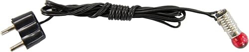 Dekoprojekt Krippenzubehör Birnchen mit Kabel E5 rot