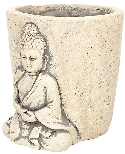 Cabilock Buddha Kopf Blumentopf Zement Einzigartige Buddha Skulptur Für Sukkulenten Dekorativer Pflanztopf Für Zuhause Und Garten Design Für Pflanzenliebhaber