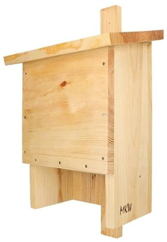 Fledermauskasten Issel MKW - Stabiler Premium Haus für Fledermaus - aus massivem Nadelholz hergestellt - Wetterfest und Langlebig Fledermaushaus