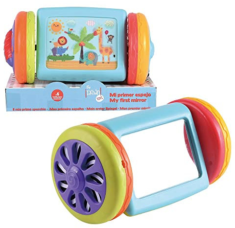 infunbebe TACHAN Spiegel mit Rädern und Aktivitäten, Mehrfarbig (782T00505)