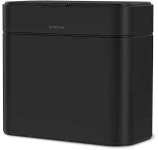 simplehuman Compost Caddy, Detachable and Countertop Bin, 4 Liter / 1.06 Gallon, Matte Black
