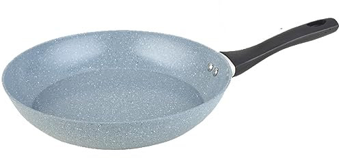 Forged Frypan with Black Handle - Soft Handle with Grip (30cm)