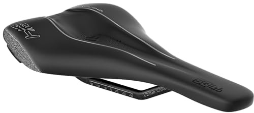 SQlab Gravel Sattel 614 Ergowave Active 2.1 Carbon, Gravel & Cyclocross Fahrradsattel, Mountainbike Sattel in schwarz