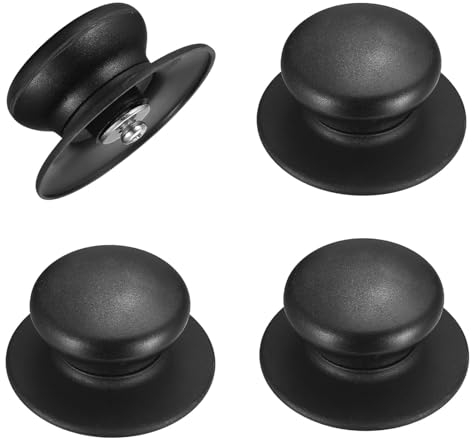 ZFLYXIAOHUA Pomello Coperchio Pentola,4 Pezzi Manopole per Coperchio Pentola,manico coperchio pentola Universale,Cucina Manopole Coperchio,Manopole di Ricambio Coperchio pentole