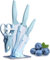 Kitchen Ceramic Knife Set, 6-Piece Professional Chef Knife Set with Knife Block, Ultra Sharp Cooking Knife Set with Ceramic Peeler & Scissors for Cooking Vegetable and Fruit (Blue)