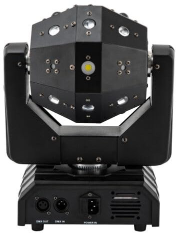 Stage Lights Moving Head Light 120W Spotlight DMX 512 with Sound Activated for Wedding DJ Party Stage Lighting,in Hotels, Bathing Centers, Swimming Pools, Gyms, Beauty Salons or at Home