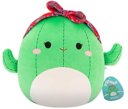 Squishmallows SQCR07675 Maritza il cactus verde, 30 cm, peluche ufficiale Jazwares