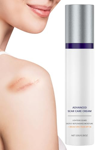 Crema para cicatrices de quemaduras | Crema para heridas | Eliminador de manchas hidratantes 30 para el cuerpo y la cara queloide protuberancia cesárea