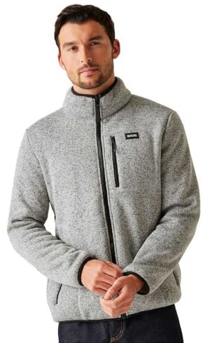 Regatta Mens Barlee Full Zip Teddy Fleece Warm Durable Outdoor Hiking Winter Jacket