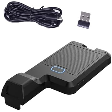 Dioche Scanner de Codes-Barres 1D MJ-R78 – Conception Portable à Clamp/Holder Arrière, connectivité et USB, Longue Durée de Vie de la Batterie, Super capacité de Décodage – Idéal pour Les (Code à