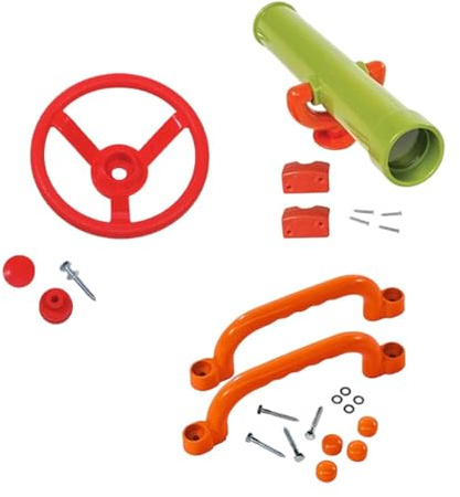Oshhni Set di accessori per parchi giochi per bambini, set di attrezzature per parchi giochi, accessori per giochi all'aperto