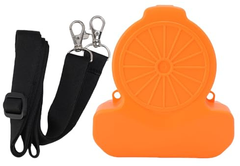 Pwshymi Estuche para Drones con Tapa a Prueba de Golpes, Transporte Conveniente para Fotografía Al Aire Material: Plástico con Correa (Naranja)
