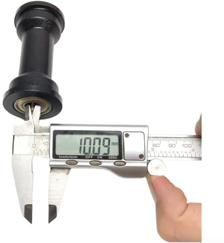 Valixirant Polea de rueda de rodamiento para máquina de remo, tubo rectangular de 70 mm, accesorios de equipo de fitness, construcción con agujero de montaje de 10 mm, 79,5 mm de longitud, rodamientos