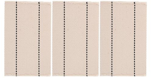 Alasum Lot de 3 Mèches en Coton Beige pour Lampe à Pétrole et Lanterne Tempête, Combustion Propre Flamme Stable, pour Coupures de Courant et Urgences