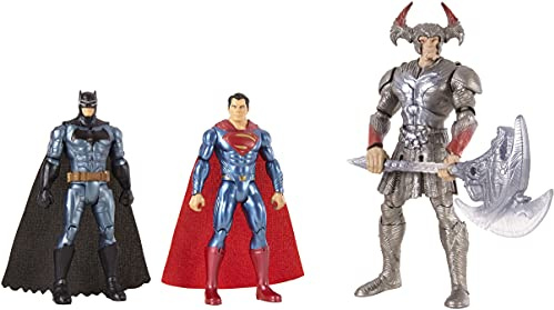 Justice League - FGG57 - Coffret de Combat 3 Figurines 15 cm