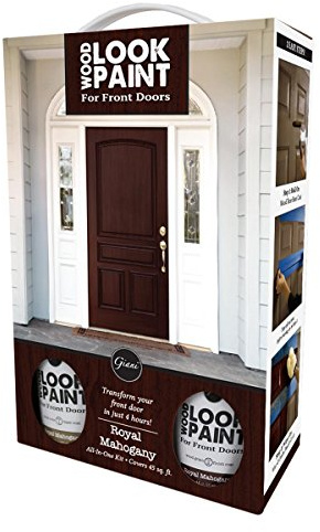 Giani Wood Look Paint Kit for Front & Interior Doors (Royal Mahogany)