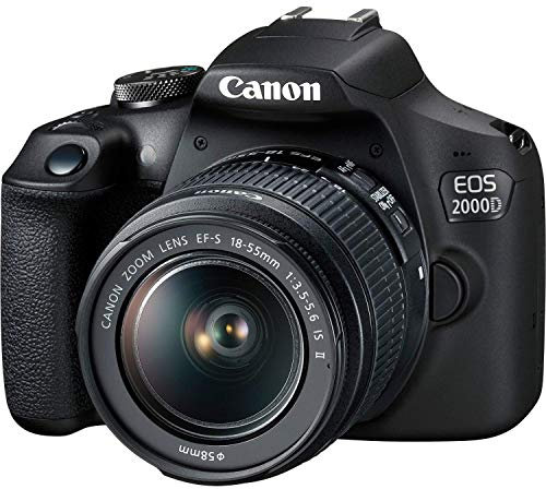 Canon EOS 2000D EF-S 18-55MM IS II 24.1MP 3IN SCREEN SLR IN