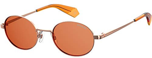 Polaroid Unisex-Erwachsene PLD 6066/S Sonnenbrille, Mehrfarbig (Gd Orange), 51