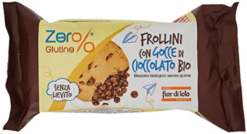 Fior di Loto Zer%glutine, Frollini con gocce di cioccolato bio, senza glutine, 70g