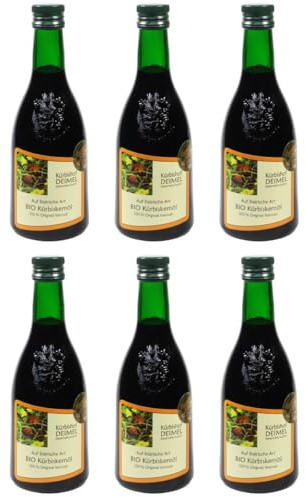 Kürbishof DEIMEL Steiermark/Austria - Offerta di risparmio 6 x 500 ml di olio di semi di zucca biologico della Stiria