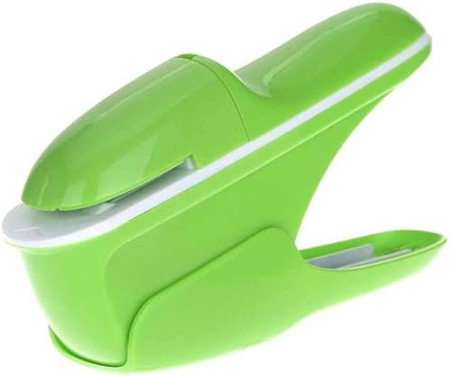 REJOON Handgehaltener Mini-Sicherheitshefter ohne Heftklammern 7 Blatt Papierbindung ohne Heftklammern College Office (Color : B)