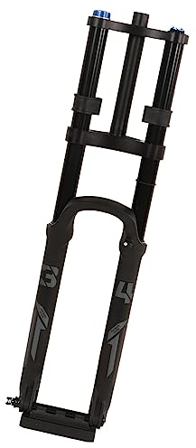AMONIDA Fahrrad-Vordergabel, Stoßdämpfende, Stoßdämpfende Mountainbike-Federgabel für das Gelände
