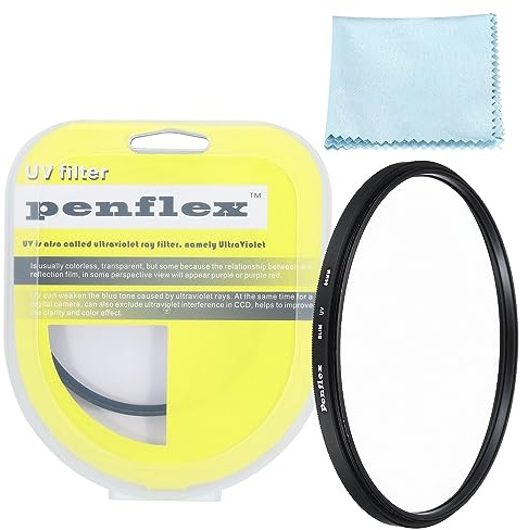 PATIKIL 86mm UV Filter, 1 PCS UV Protection Filter SLIM UV Camera Lens Filter Aluminum Optical Camera Accessory Crystal Clear Pics for 86mm Camera Lens Filter Photography Picture
