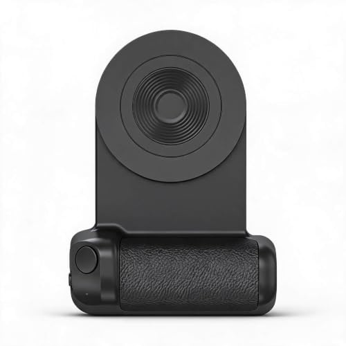 Soporte BT con Mango Magnético para Cámara, Empuñaduras para Teléfono Celular, Soporte para Fotos con Mango para Teléfono Inteligente, Control Remoto (Black)