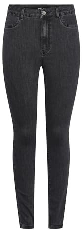 PIECES dam jeggings, Mörkgrå denim, (M) W x 32L