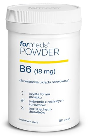 ForMeds - Poudre de vitamine B6 - 18 mg par portion - Pour soutenir le système nerveux - 60 portions