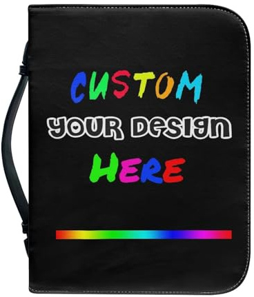 BeNsil Bibelhülle, personalisierte Bibelhülle, Bibelhülle aus PU-Leder für Frauen und Mädchen, große Bibeltasche mit Griff, Tragetasche für Bibelhalter, Tragetasche für die Kirche