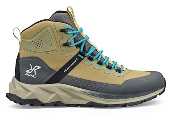 RevolutionRace Herr Phantom Trail Mid Waterproof Hiking Boots, Vattentäta Vandringsskor för Alla Utomhusaktiviteter, Green Cedar, 42