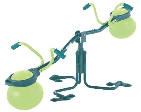 Balançoire rebondissante Spiro Hop | Scie à bascule d'extérieur pour enfants de 3 à 8 ans | Rebonds et rotations | Jouets actifs pour le jardin et l'extérieur | Jouets de terrain de jeu
