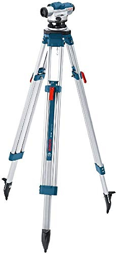 Bosch GOL 26 D Professional Optisches Nivelliergerät im Transportkoffer mit Stativ BT 160 Professional, Messlatte GR 500 Professional und Zubehör