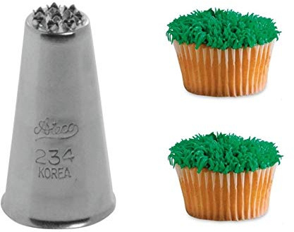 Lets Cook Cookware ATECO234BTIP Cupcake Large Multi Open Nozzle 234B-Grass, Hair, Strands-for Icing, Cake Decoration & Sugarcraft, Stainless Steel