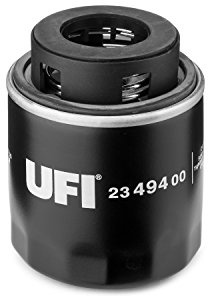 UFI Filters, Ölfilter 23.494.00 | Ersatz-Filter, Geeignet für Autos, Anwendbar auf verschiedene Modelle Audi, Seat, Skoda, Volkswagen