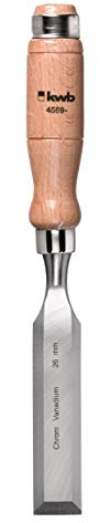 KWB 49455926 - Formón con mango de madera, 26 mm