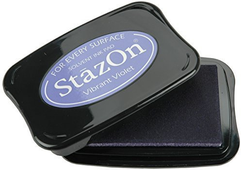 Tsukineko StazOn Stempelkissen, Farbe: Vibrant Violet