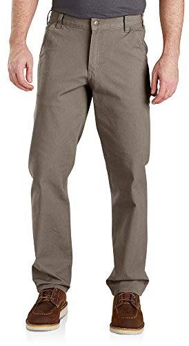 Carhartt Men's Rugged Flex Relaxed Fit Duck Dungaree Pantaloni, Desert, 36W X 34L