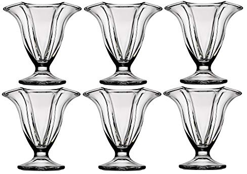 Queensway Home & Dining Canada Glass Ice Cream Bowls (6)