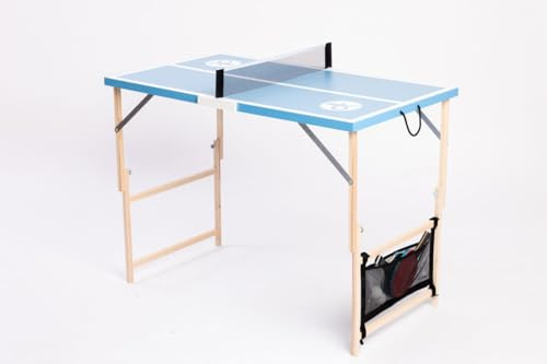 DISH TENNIS Mini Tischtennisplatte inkl Netz | Qualitätsprodukt Made in Austria | Tischtennistisch | Ping Pong | klappbar | leicht transportierbar | Indoor | Outdoor | Party | Kinder | Erwachsene